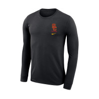 USC Trojans Men's Nike Black SC Interlock Dri-FIT Legend Long Sleeve T-Shirt
